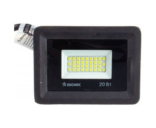 Светодиодный прожектор КОСМОС 20Вт, 1600Лм, IP65, 6500K, Sup 300139 