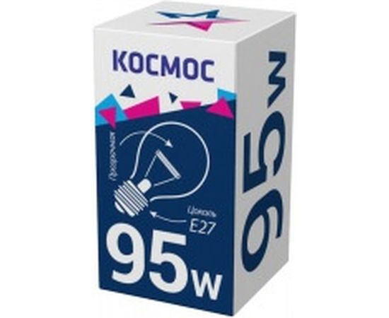 Лампа накаливания Космос СТАНД /А50/ ПР 95 Е27 LKsmSt55CL95E27v2 