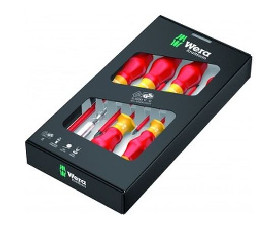 Набор диэлектрических отверток 1160i/7 SATZ 6TLG / 6 PCS WERA WE-031575 