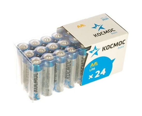 Батарейка пальчиковая LR6 24шт КОСМОС KOCLR6 278065 