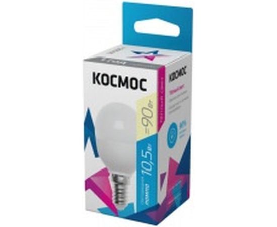 Светодиодная лампа Космос BASIC GL45 10.5W 220V E14 3000K LkeLED10.5wGL45E1430 
