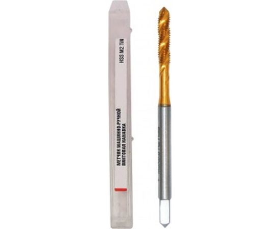 Машинный однопроходный спиральный метчик Профоснастка М12х1.5, HSS 50221043 