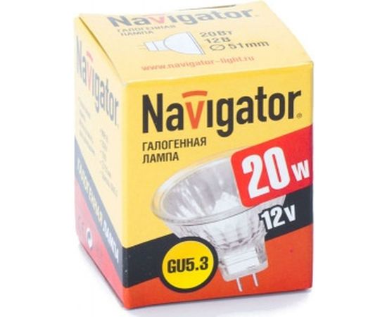 Галогенная лампа Navigator 94 202 MR16 20W 12V 2000h 4607136942028 128297 
