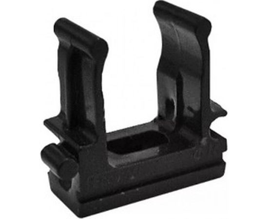 Держатель-клипса для труб Экопласт CF20G D20 мм, цвет чёрный, 50 шт 41720-50BL 