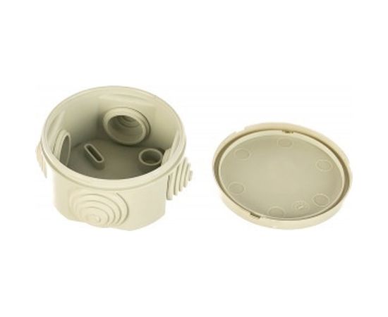 Распределительная коробка Экопласт JBR065 о/п D=65х35 мм 4 выхода IP 45 44004-1 