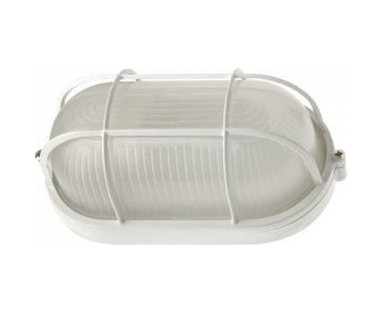 Влагозащищенный светильник Navigator 94 801 NBL-O2-60-E27/WH НПБ 1402 белый овал с решеткой 60Вт IP54 4607136948013 51048 