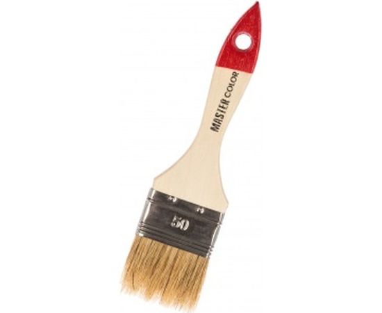 Флейцевая кисть, натуральная щетина, 55% топс, лакированная ручка, ширина 50мм МASTER COLOR 30-0013 