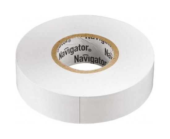 Изолента ПВХ NAVIGATOR 19х20м бел. NIT-A19-20/WH 71109 155926 