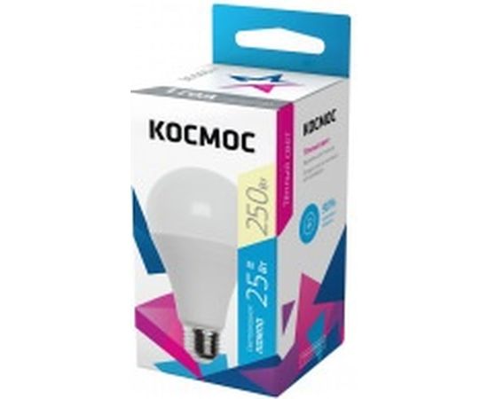 Светодиодная лампа Космос А65 25W 220V E27 3000K LkecLED25wA65E2730 