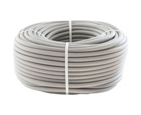 Труба ПВХ Экопласт гофрированная легкая, с зондом диаметр 25 мм, 25м 10125-25B 