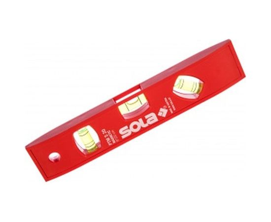 Пластиковый магнитный уровень, L=20 см, 3 глазка SOLA PTМ 5 01430601 
