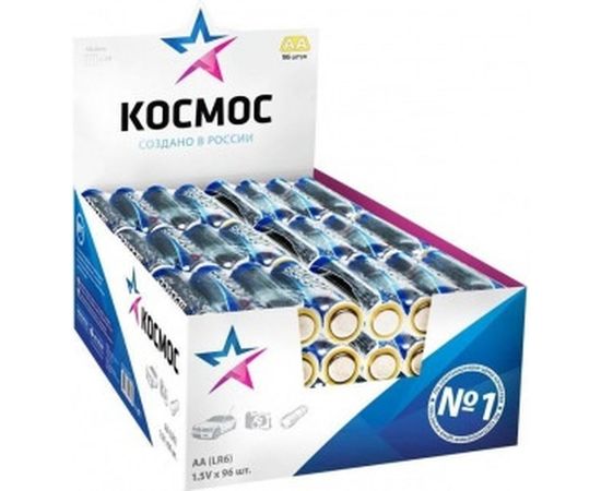 Пальчиковая батарейка LR6 96шт КОСМОС KOCLR6 278068 