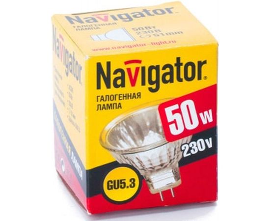 Галогенная лампа Navigator 94 206 JCDR 50W GU5.3 230V 2000h 4607136942066 128303 