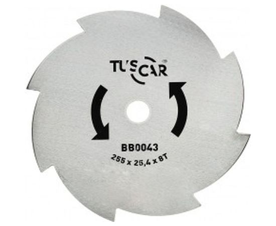 Нож для мотокосы BB0043, Standart, 255x25,4x8T, Grass TUSCAR 1030043212-8-2 – изображение 2