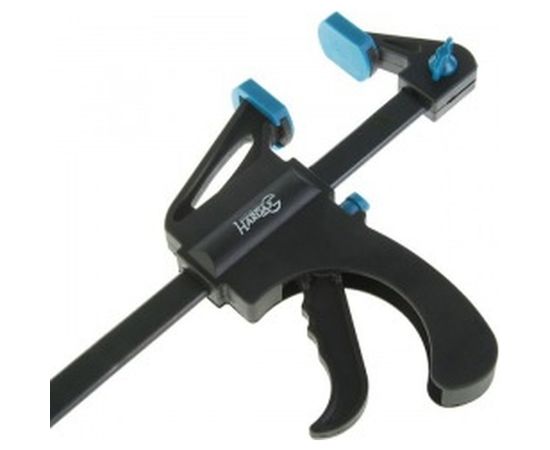 Быстрозажимная струбцина с фиксатором, 450 мм Hardax 44-1-345 – изображение 2