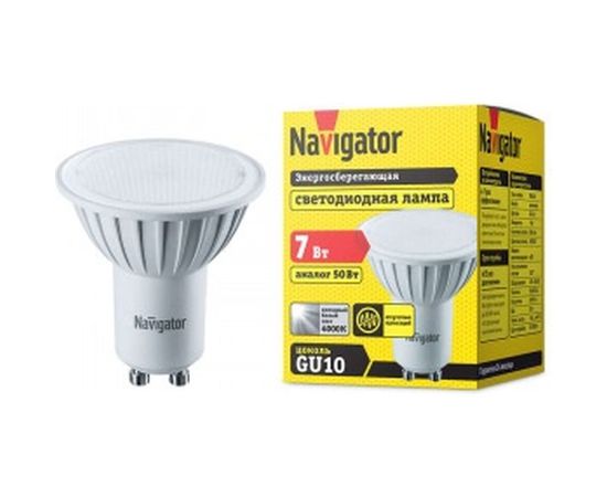 Светодиодная лампа NAVIGATOR 94 227 NLL-PAR16-7-230-4K-GU10 7Вт 4000К белый 170-260В 94227 286588 – изображение 2