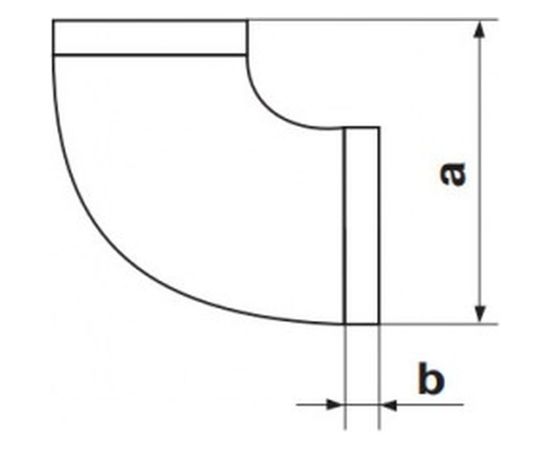 Колено круглое (100 мм) VENTS 10204461 – изображение 2