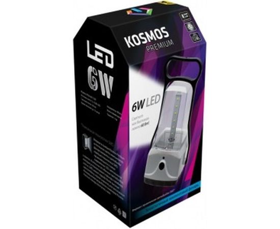 Кемпинговый аккумуляторный фонарь premium LED 12х0.5Вт 4В 6Ач КОСМОС KOSAc6011LED 300131 – изображение 2