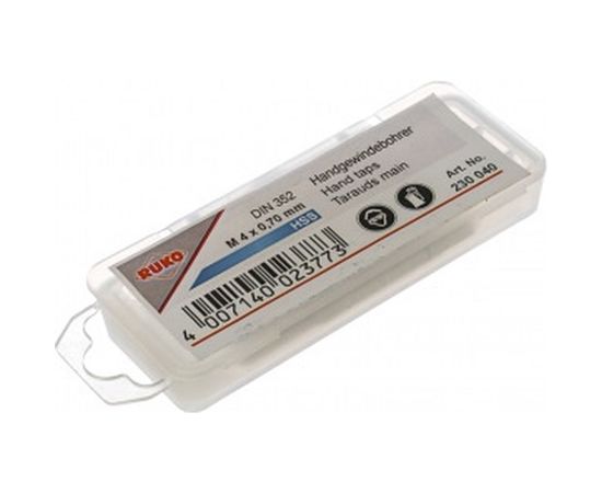 Набор метчиков 3шт HSS M4 шаг 0.7мм RUKO 230040 – изображение 2