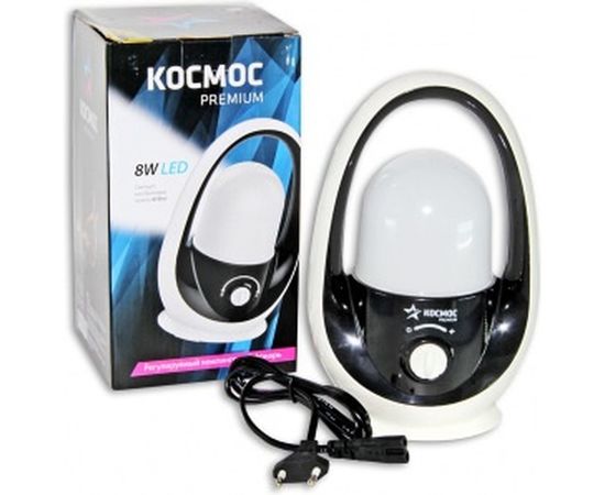 Аккумуляторный фонарь КОСМОС PREMIUM 8W LED, регулировка яркости, з/у 479992 – изображение 2
