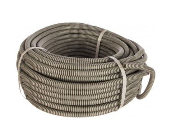 Труба ПВХ Экопласт гофрированная легкая, с зондом диаметр 16 мм, 50м 10116-50B – изображение 2