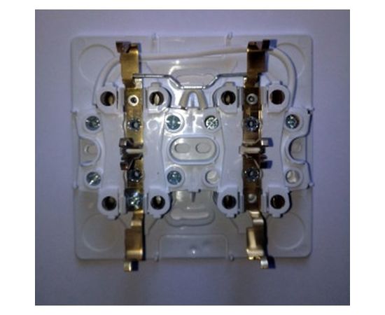 Розетка Schneider Electric 4-м ОП Этюд 16А 250В защитные шторки, с заземлением, белая SchE PA16-208B 293415 – изображение 3