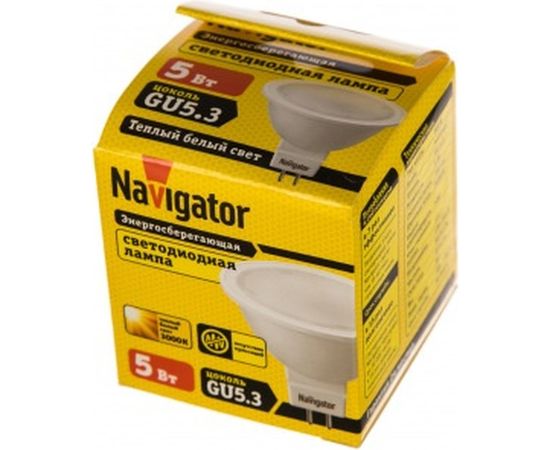Светодиодная лампа NAVIGATOR NLL-MR16-5-230-3K-GU5.3 5Вт 3000К 170-260В 94263 200658 – изображение 3