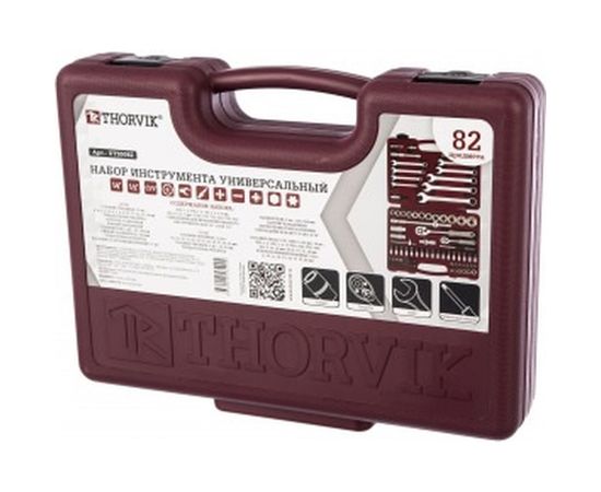 Универсальный набор инструмента THORVIK UTS0082 82 предмета 52060 – изображение 3