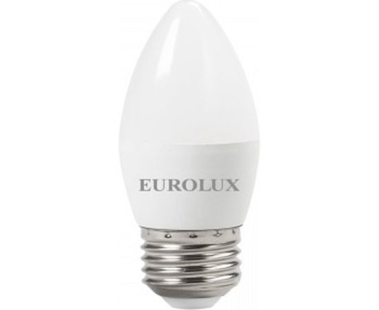 Светодиодная лампа Eurolux LL-E-C37-6W-230-2,7K-E27/свеча, 6Вт, теплый белый, Е27 76/2/9 