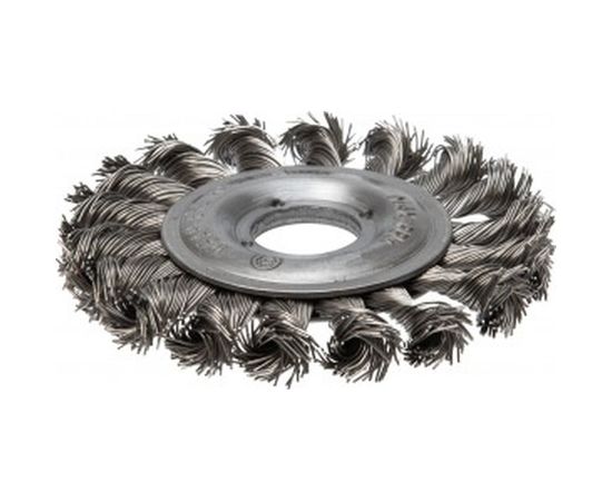 Щетка цилиндрическая со жгутовой нержавеющей проволокой Эксперт 567 (125 мм; 22.2 мм) Профоснастка 20806007 