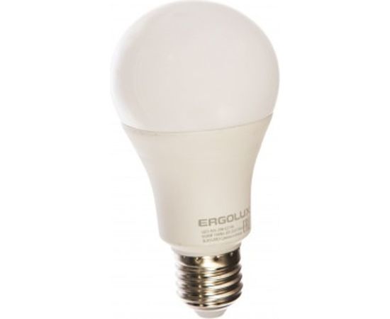 Электрическая светодиодная лампа Ergolux LED-A65-20W-E27-6K ЛОН 20Вт E27 6500K 172-265В 13184 