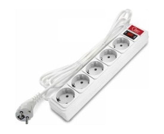 Сетевой фильтр СОЮЗ ПВС, 3*0.75, 3м, белый, премиум упаковка 1325 