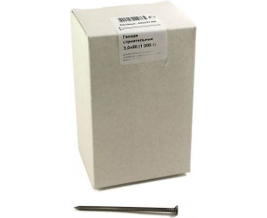 Строительные гвозди Крепежная техника 3,0х80 1000г (примерно 231 шт.)  492222 БК 