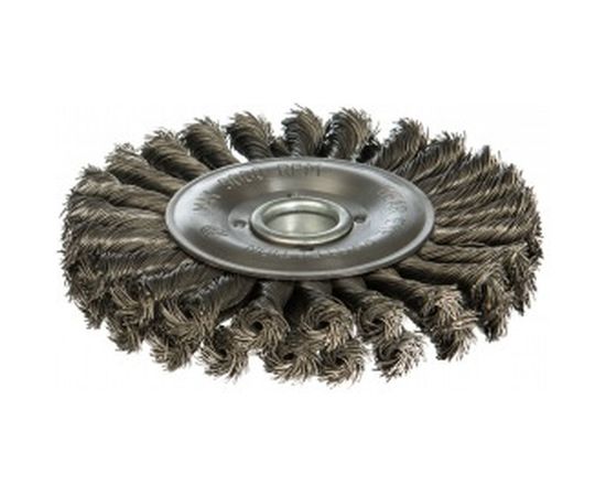 Щетка дисковая двухрядная со жгутовой стальной проволокой Эксперт 434 (200х25.4 мм) Профоснастка 20604004 