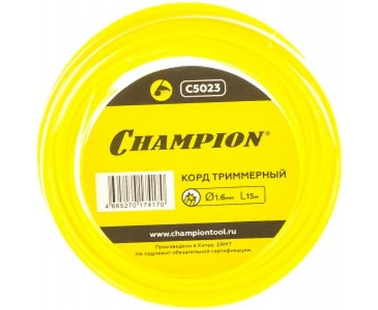 Корд триммерный Star (1.6 мм; 15 м; звезда) CHAMPION C5023 