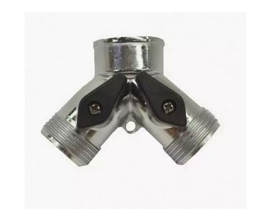 Тройник с переключателем металл 3/4" FRUT 402052 