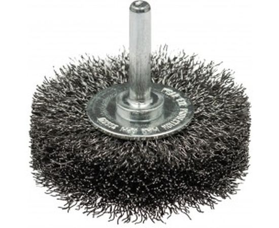 Щетка дисковая с гофрированной стальной проволокой Эксперт 471 (30 мм; хвостовик 6 мм) Профоснастка 20709001 
