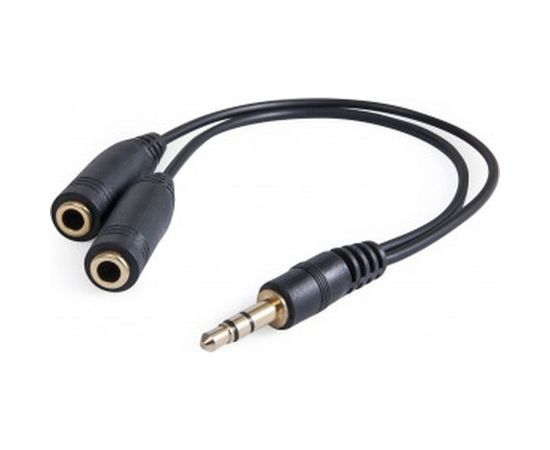 Разветвитель для наушников Defender Audio Jack для 2 наушников, 0,15 м 63001 