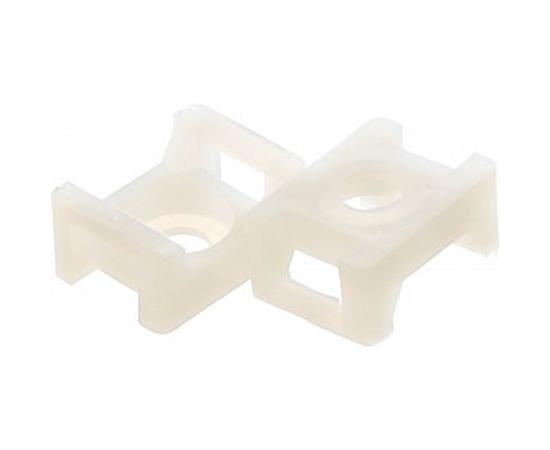 Монтажная площадка под винт FORTISFLEX ПМО 22х16 белый 100шт 53313 