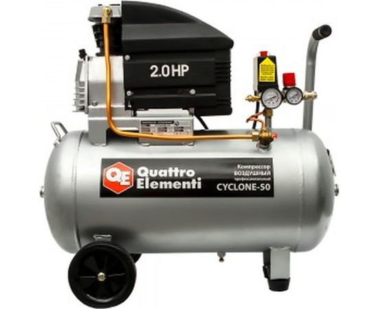 Поршневой масляный компрессор QUATTRO ELEMENTI CYCLONE-50 248-634 – изображение 2