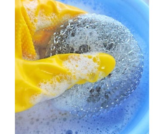 Металлическая оцинкованная губка PATERRA ПЛЕТЁНКА 40 г 406-148 – изображение 2