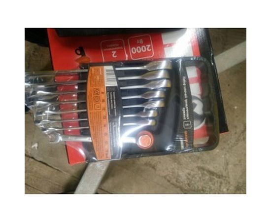 Набор комбинированных трещоточных ключей 8шт холдер АвтоDело 30028 10801 – изображение 2