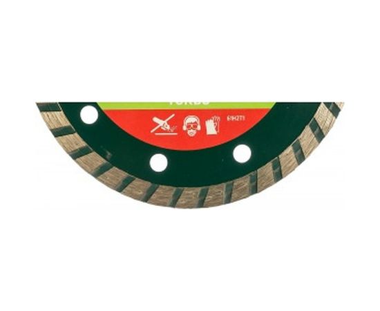 Диск алмазный Turbo (115x22.2 мм) VERTO 61H2T1 – изображение 2