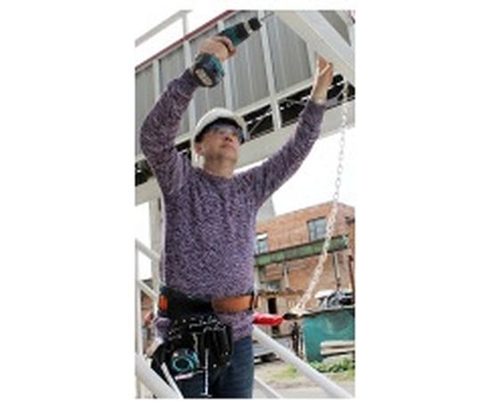 Пояс-сумка для инструментов LUCKY Guy Универсал кожаная, цвет черный 03 005LG – изображение 2