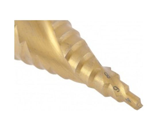 Сверло ступенчатое (4-32 мм; HSS-TiN) MATRIX 72359 – изображение 3