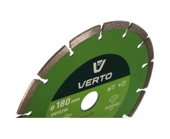 Диск алмазный сегментный 180x22.2 мм VERTO 61H3S8 – изображение 3