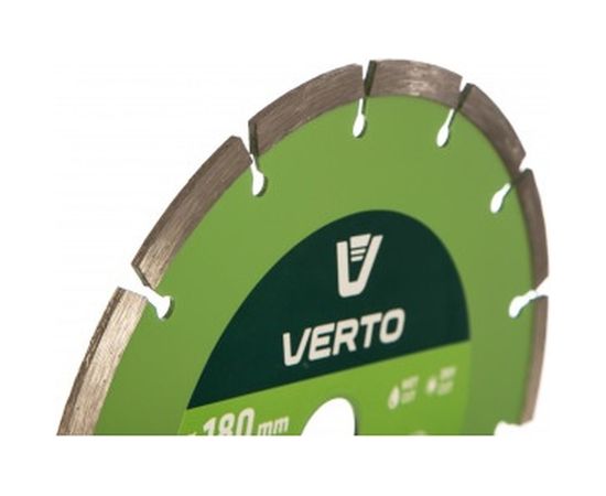 Диск алмазный сегментный 180x22.2 мм VERTO 61H3S8 – изображение 4