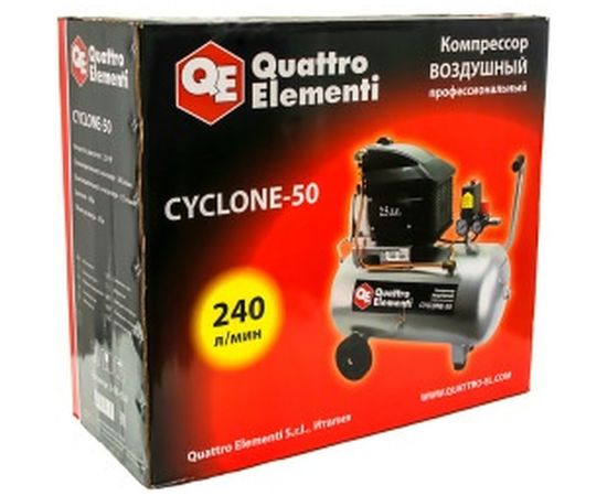 Поршневой масляный компрессор QUATTRO ELEMENTI CYCLONE-50 248-634 – изображение 6