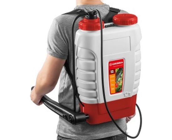 Ранцевый опрыскиватель с телескопическим алюминиевым удлинителем GRINDA KS-12 12 л 425217 – изображение 8