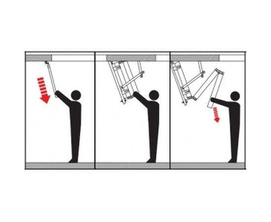 Чердачная лестница OMAN TERMO 60х120 см, h-280 см УТ000000060 – изображение 8